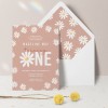 Daisy First Birthday Invitations