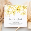 Yellow Daisy Wedding Invitations