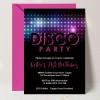 Disco Lights Party Invitations