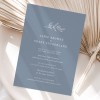 Dusty Blue Wedding Invitations