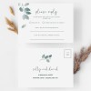 Wedding RSVP Postcard