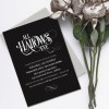 Elegant Halloween Party Invitations