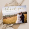 Simple and Elegant Wedding Thank You Cards