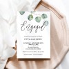 Eucalyptus Engagement Invitations