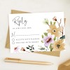 Floral RSVP Cards