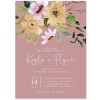 Flower Bed Wedding Invitations