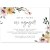 Floral Engagement Invitations
