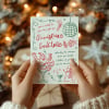 Whimsical Cocktail Santa Invitation