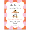 Cute Girls Skateboarding Invitation