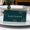 Gold Leaf Wedding Placecards