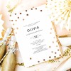 Gold Hens Party Invitations