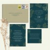 Gold Leaf Wedding Invitations