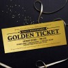 Golden Ticket Birthday Invitations