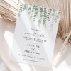 Greenery Save The Date Cards