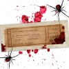 Halloween Ticket Invitations