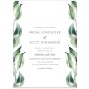 Italian Leaves Wedding Invitations
