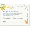 Italian themed wedding stationery RSVP