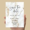 Marbled Modern Save The Date