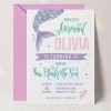 Mermaid Birthday Invitations