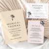 Tropical Wedding Invitations