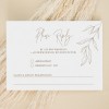Minimalist RSVP Response Cards Printed Australia