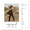 Minimalist Photo Engagement Party Invitations