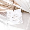 Minimalist Wedding Favor Tags Printed Australia