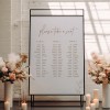 Minimalist Wedding Seating Chart
