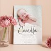Modern Baby Announcement Cards