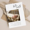 Modern Birth Cards