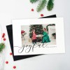 Modern Joyful Photo Christmas Cards