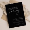 Modern Minimalist Housewarming Invitations
