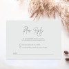 Minimalist Wedding RSVP Cards