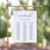 Modern Minimalist Wedding Seating Chart