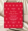 Modern Printed Christmas Invitations