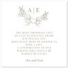 Monogram Wedding Wishing Well Card Inserts