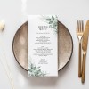 Moss + Sage Wedding Menu