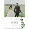Wedding Greenery Photo Thank You