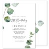 Eucalyptus 21st Birthday Invitations