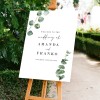 Wedding Welcome Sign - Native Greenery