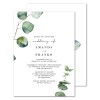 Eucalytpus Wedding Invitations - Native Greenery