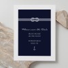 Nautical Printed Save The Date Cards