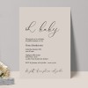 Neutral Baby Shower Invitations | Elegant Invitations Paper Divas