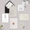 Neutral Wedding Invitations | Elegant Invitation by Paper Divas