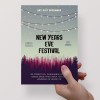 New Years Party Festival Invitations