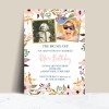 Floral Photo Invitations