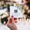 QR Code Photo Card - Wedding