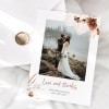 Boho Wedding Thank You Cards