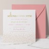 Pink Confetti Birthday Invitations