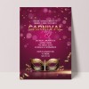 Pink Masquerade Party Invitations